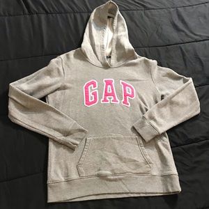 Light Gray/pink GAP sweatshirt